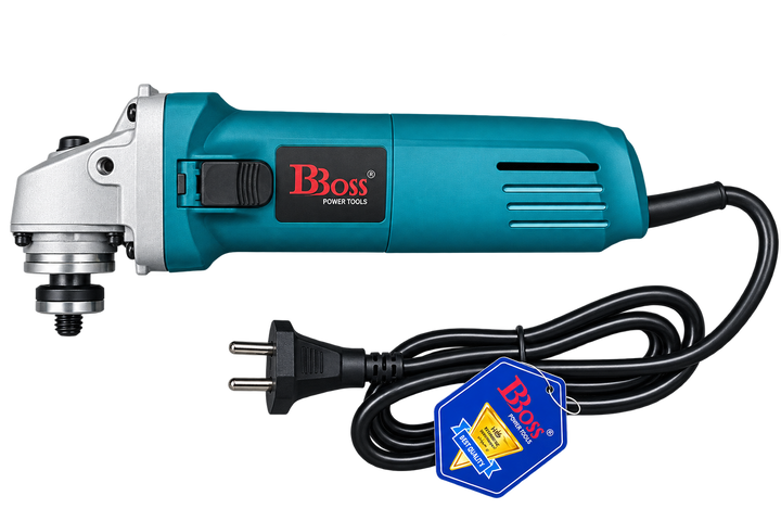 BBOSS BS-6100 , 1100W , angle grinder machine for cutting, grinding and polishing in metalworking and workshop applications.