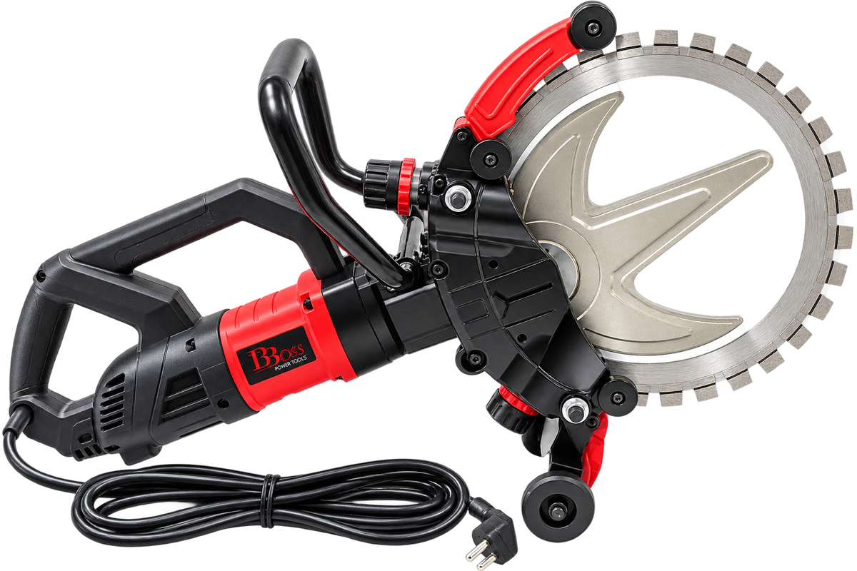 BBOSS BS-405 ring saw machine for precise cutting of wood, boards and other materials.